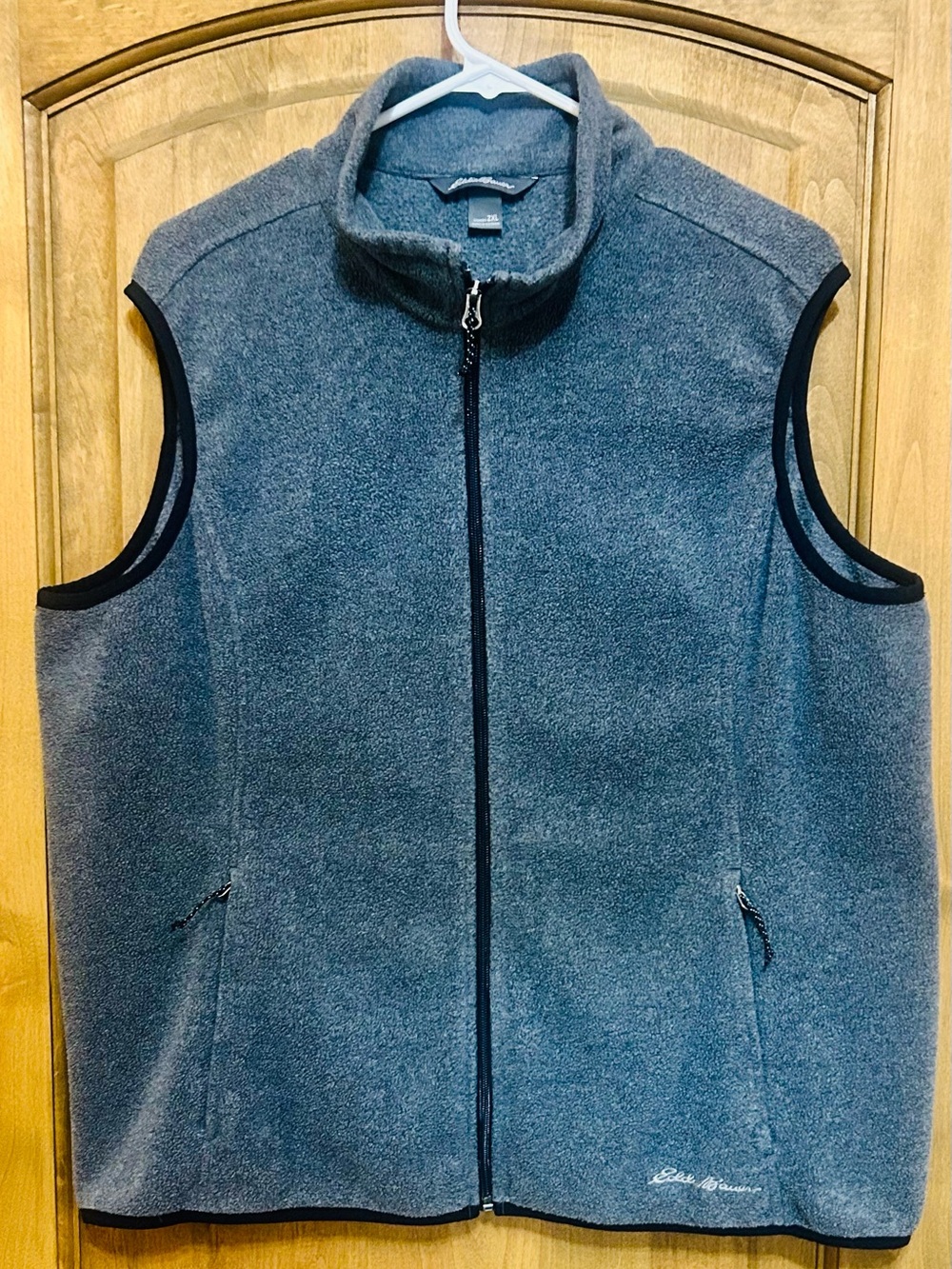 Eddie Bauer Fleece Vest, charcoal, size 2XL